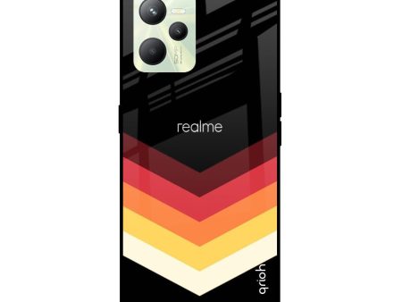 Abstract Arrow Pattern Glass Case For Realme C35 Fashion