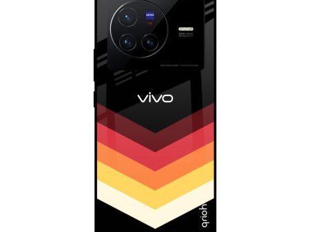 Abstract Arrow Pattern Glass Case For Vivo X80 5G Sale