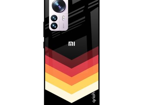 Abstract Arrow Pattern Glass Case For Mi 12 Pro 5G Sale