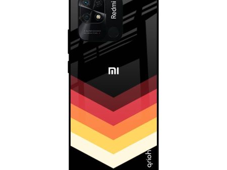 Abstract Arrow Pattern Glass Case For Redmi 10 Cheap