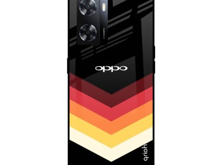 Abstract Arrow Pattern Glass Case For Oppo A57 4G Online Hot Sale