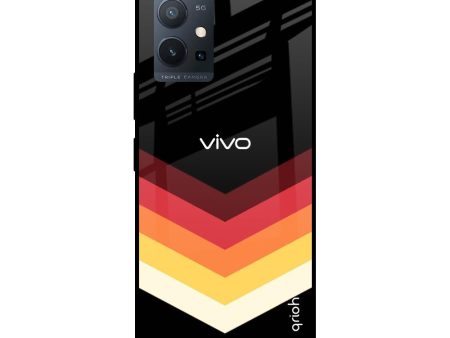 Abstract Arrow Pattern Glass Case For Vivo T1 5G on Sale