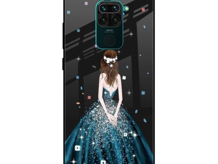 Queen Of Fashion Glass Case for Mi Redmi Note 9 Fashion