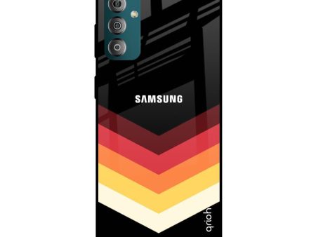 Abstract Arrow Pattern Glass Case For Samsung Galaxy F23 5G Hot on Sale