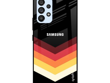 Abstract Arrow Pattern Glass Case For Samsung Galaxy A53 5G Online Hot Sale