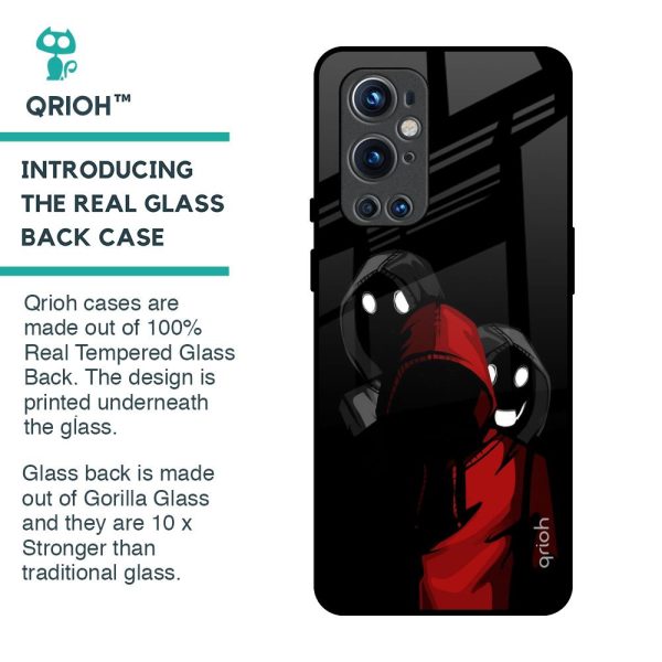 Shadow Character Glass Case for OnePlus 9 Pro Fashion