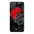 Red Moon Tiger Glass Case for Poco M3 Sale