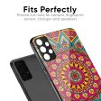 Elegant Mandala Glass Case for Poco M3 Online Hot Sale