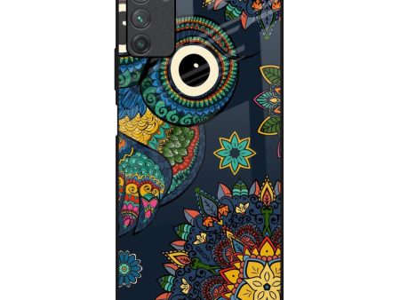 Owl Art Glass Case for Poco M3 Discount