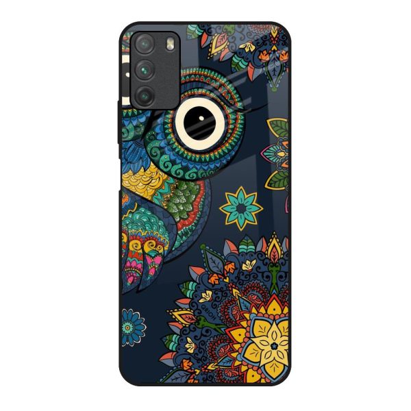 Owl Art Glass Case for Poco M3 Discount