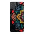 Retro Gorgeous Flower Glass Case for Poco M3 Supply