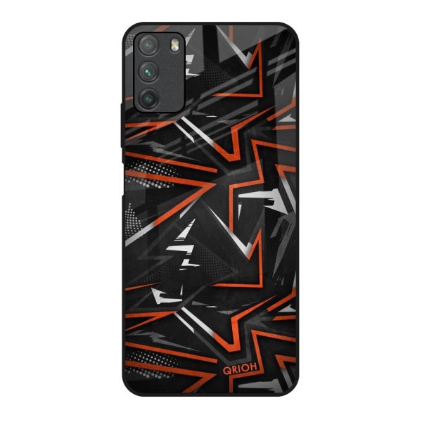 Vector Art Glass Case for Poco M3 Supply