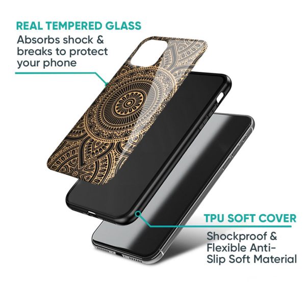 Luxury Mandala Glass Case for Poco M3 For Discount